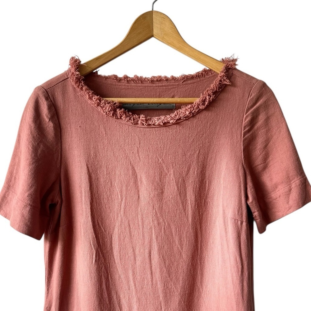 Raquel Allegra Frayed Neckline Dress - Picture 2 of 6